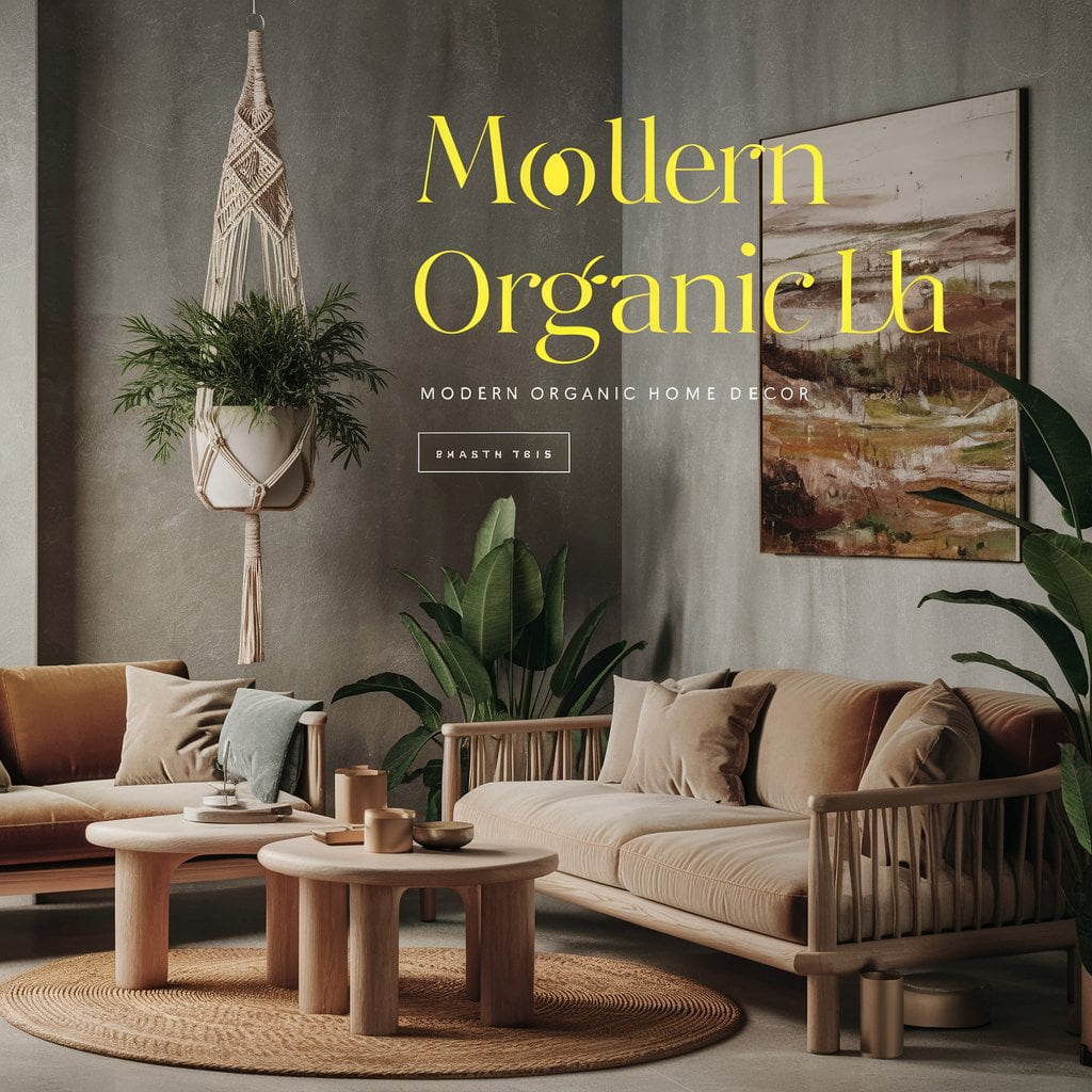 modern organic home decor