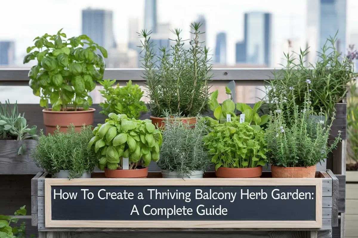 How to Create a Thriving Balcony Herb Garden: A Complete Guide